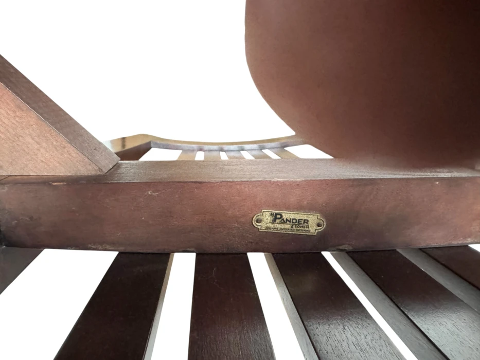 Art Deco Modernist High Back Chair by Hendrik Wouda for Pander, 1924